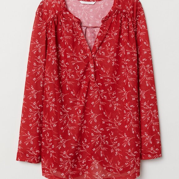 H&M V-Neck Draping Top - Picture 1 of 4